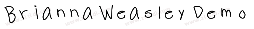 Brianna Weasley Demo字体转换